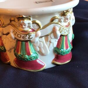 Fitz and Floyd Christmas Angel candleholder